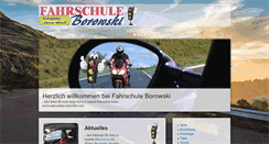 Desktop Screenshot of fahrschule-borowski.de